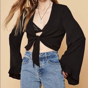 Kendall and Kylie Long Sleeve Crop Top